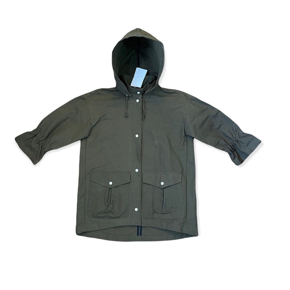 ZARA TRAFALUC Outer Wear Size -XS Half-Sleeve Olive Color Hunting Jacket